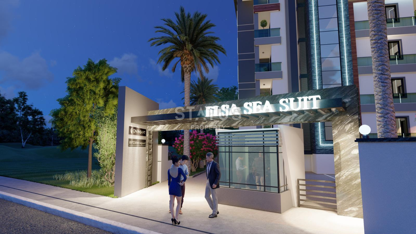 Комплекс на финальной стадии строительства в 300 метрах от моря в районе Газипаша, 48-85 м.кв фото 9