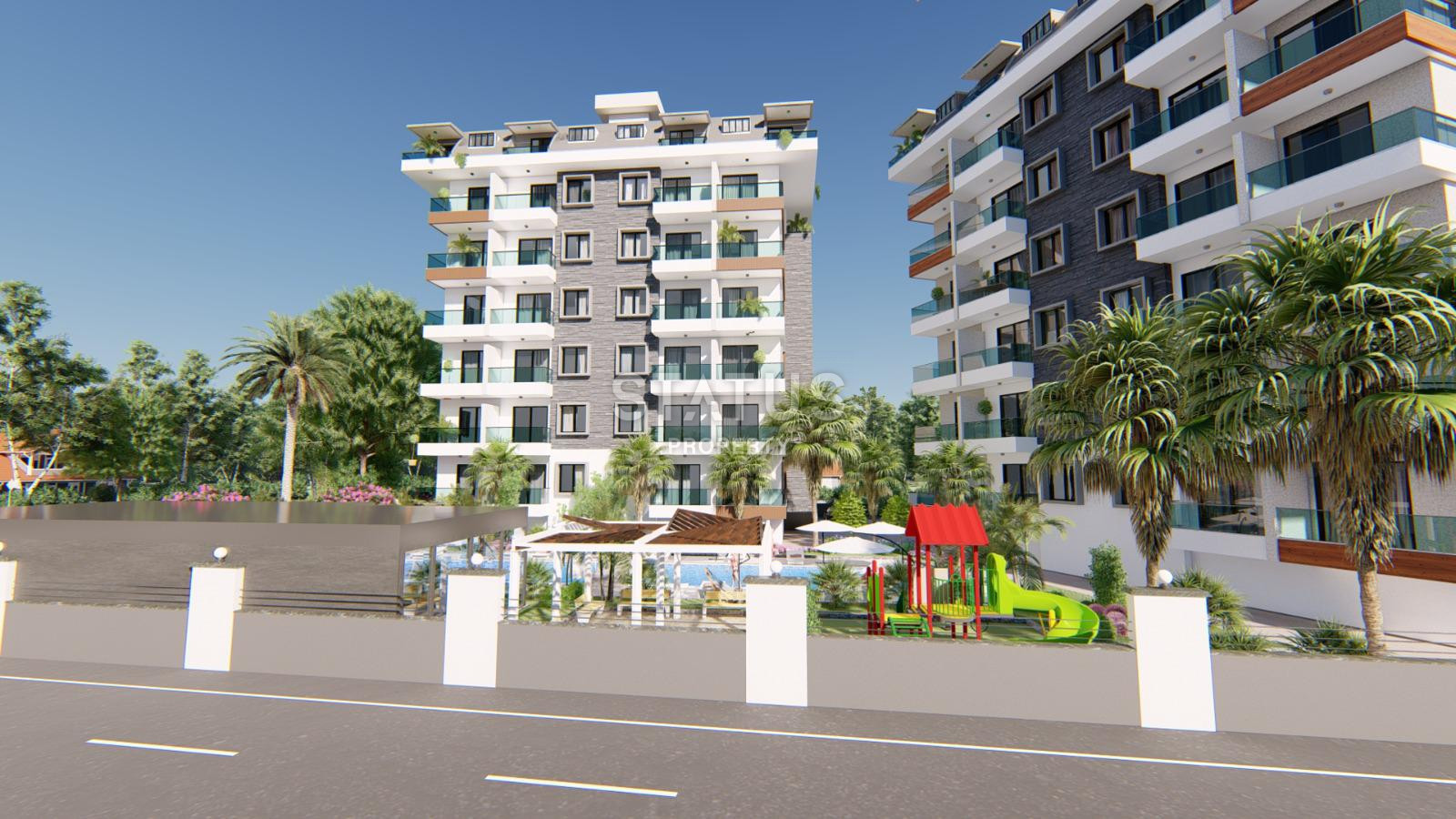 Комплекс на финальной стадии строительства в 300 метрах от моря в районе Газипаша, 48-85 м.кв фото 14