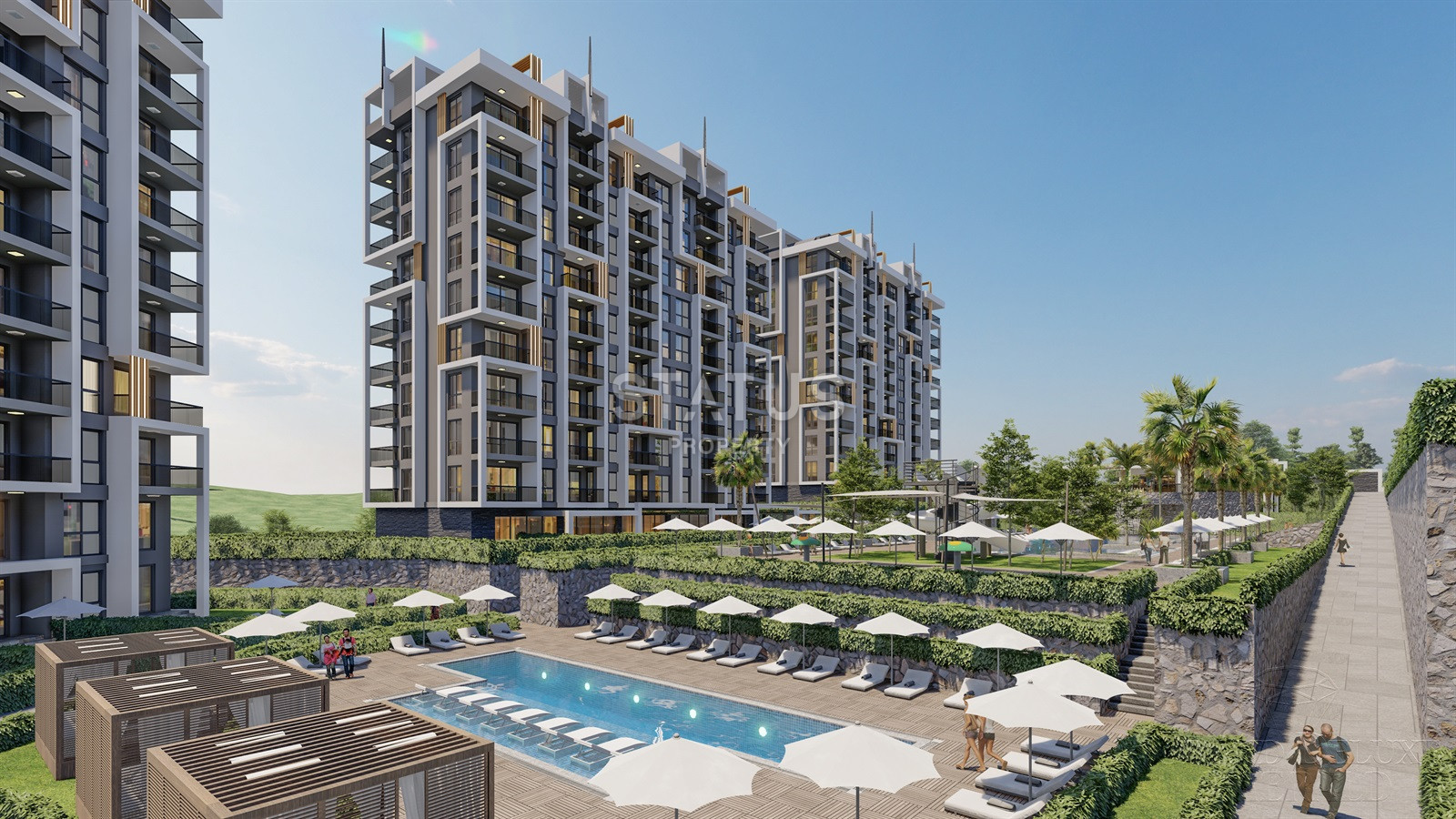 Элитный комплекс на стадии строительства с инфраструктурой 5 звездочного отеля! В районе Авсаллар. фото 13