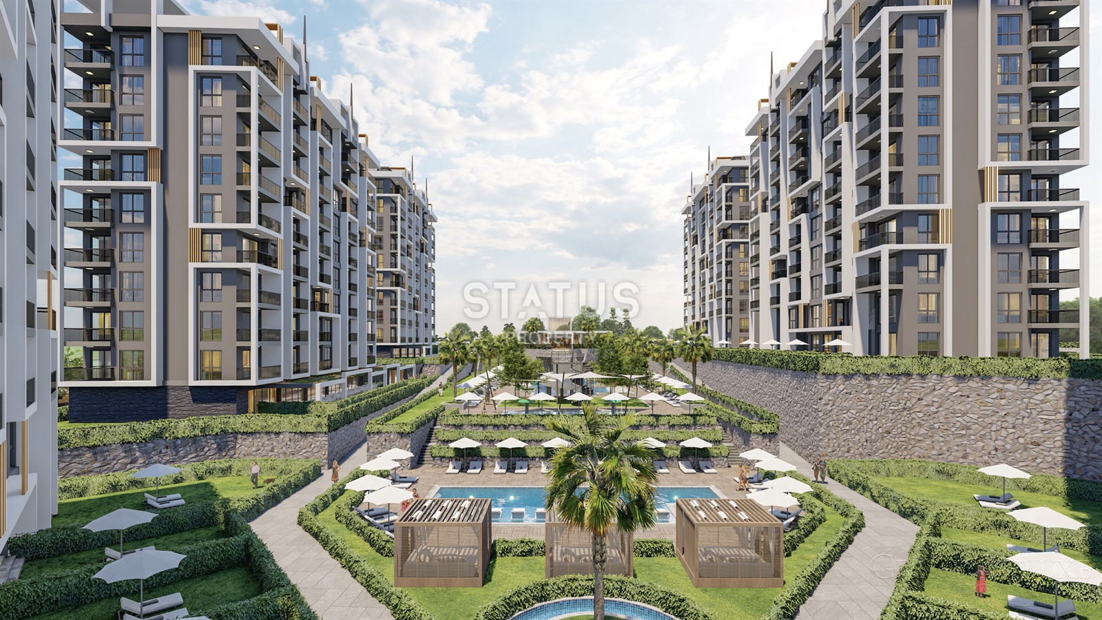 Элитный комплекс на стадии строительства с инфраструктурой 5 звездочного отеля! В районе Авсаллар. фото 19