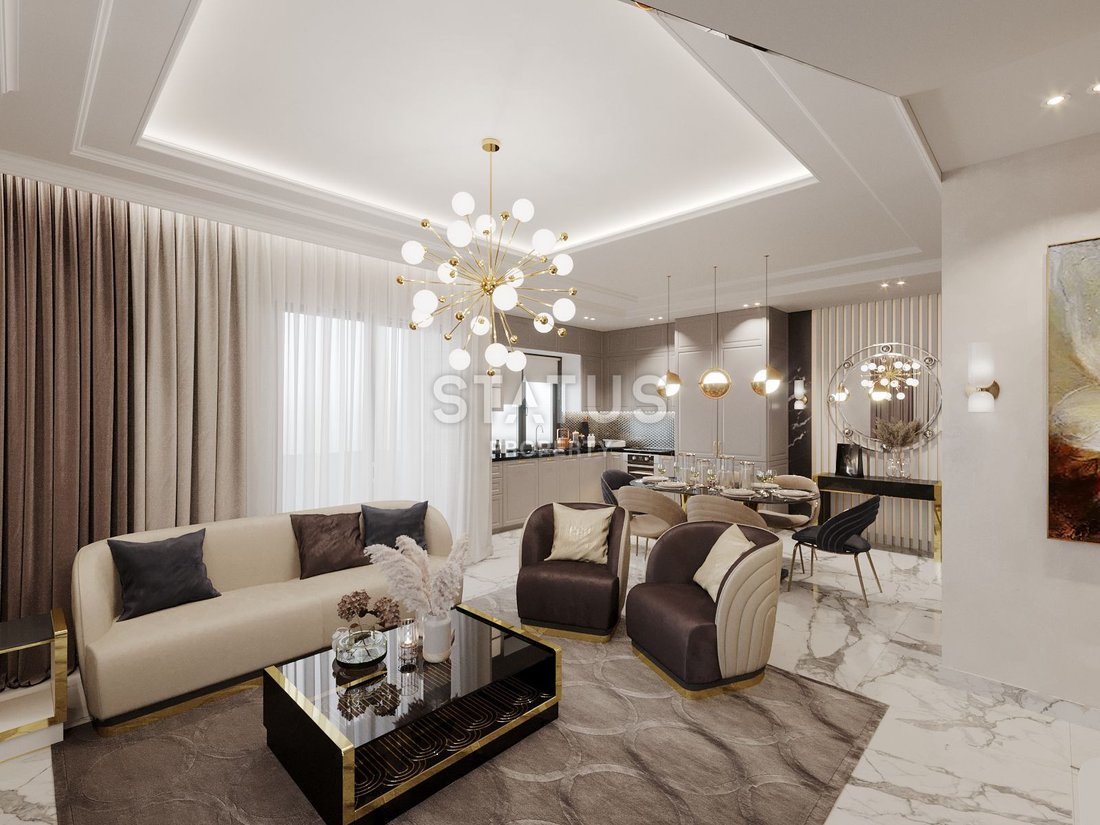 Выгодный инвестиционный проект на этапе котлована в самом центре района Махмутлар, 51-150 м.кв. фото 21