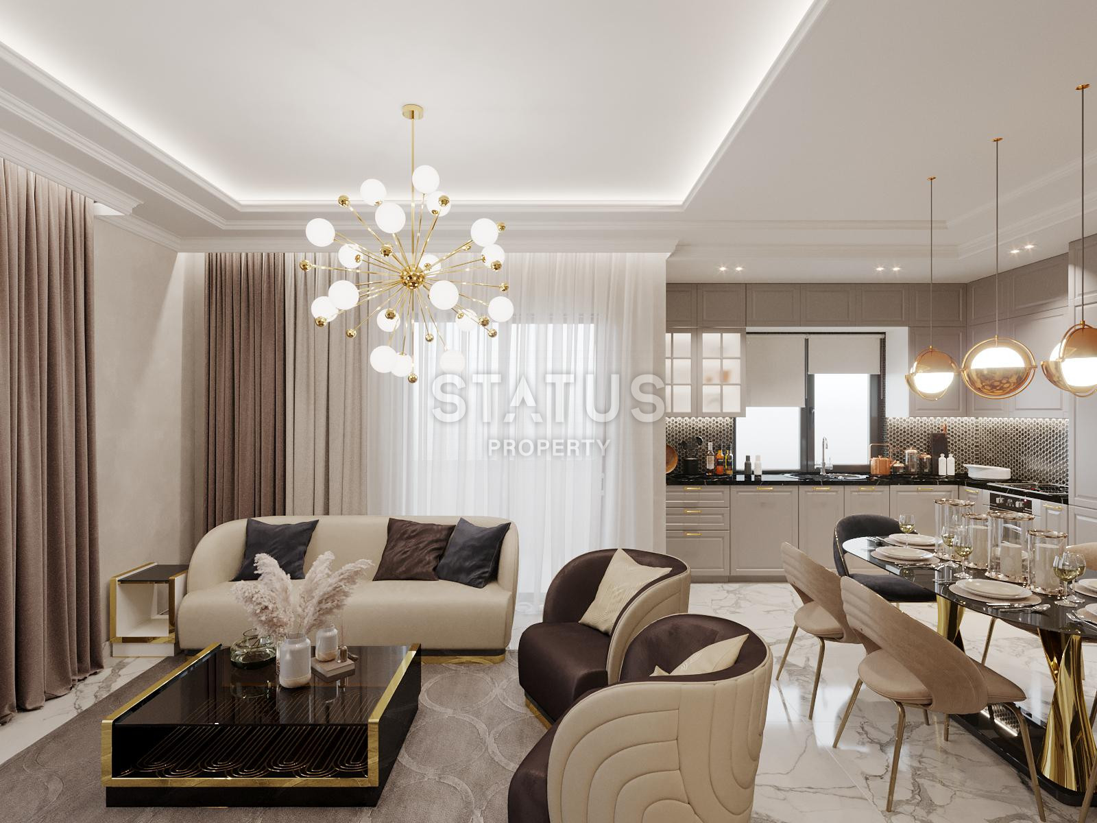 Выгодный инвестиционный проект на этапе котлована в самом центре района Махмутлар, 51-150 м.кв. фото 31