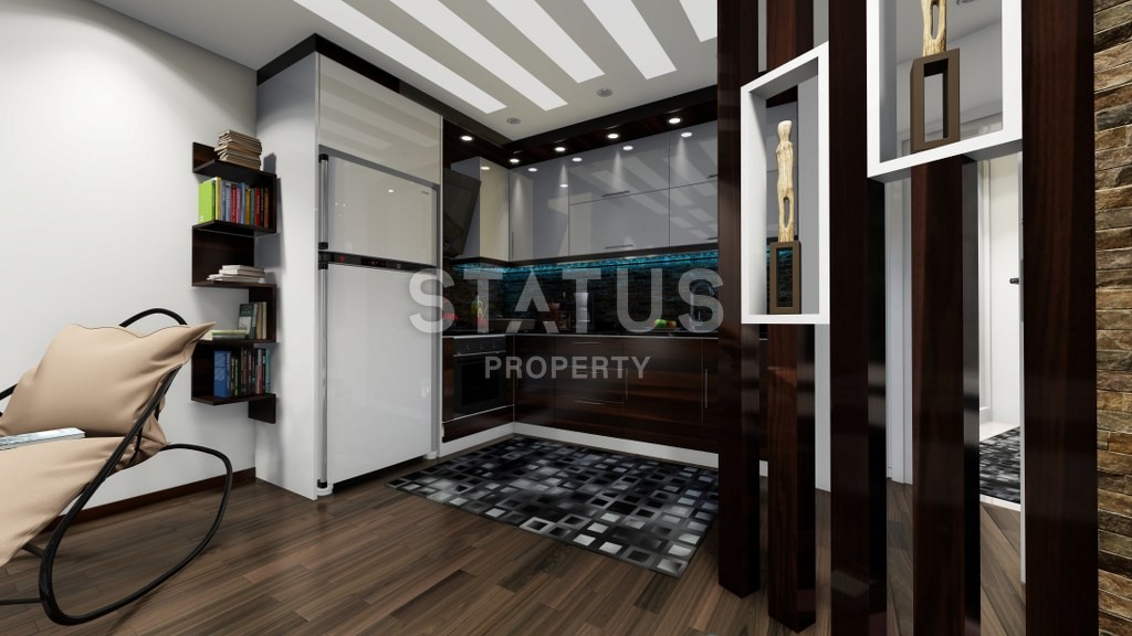 Новый инвестиционный проект повышенного комфорта с инфинити бассейном на крыше в районе Махмутлар 65-135 кв.м. фото 3