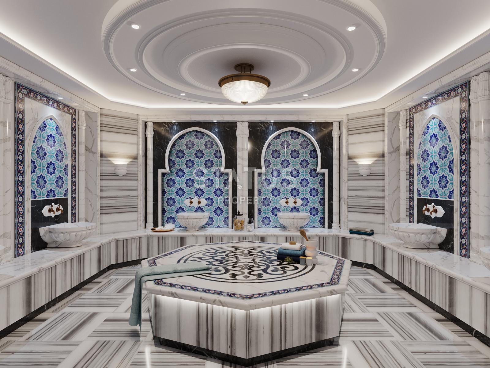 Выгодный инвестиционный проект на этапе котлована в самом центре района Махмутлар, 51-150 м.кв. фото 50