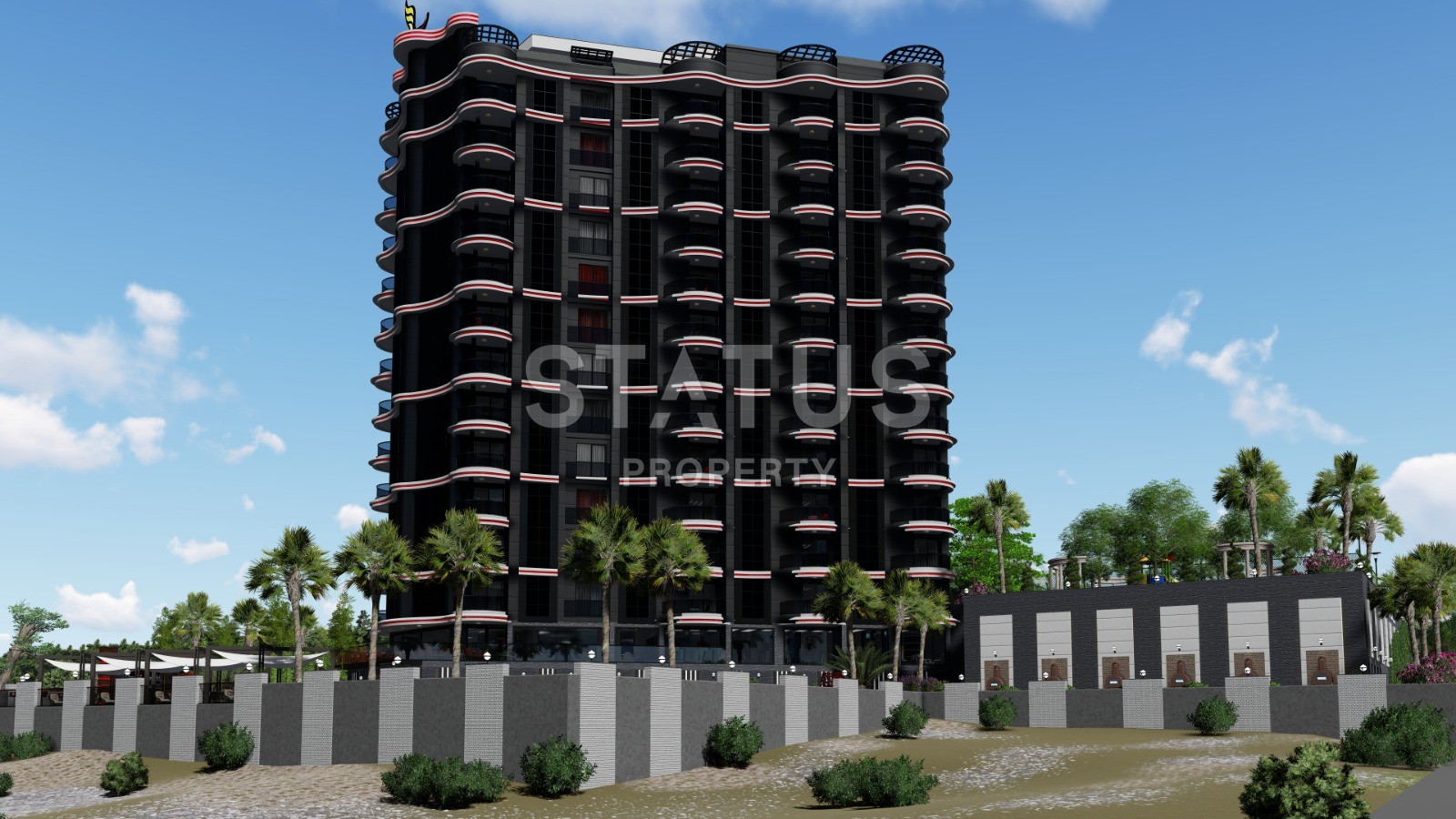 Новый инвестиционный проект повышенного комфорта с инфинити бассейном на крыше в районе Махмутлар 65-135 кв.м. фото 5