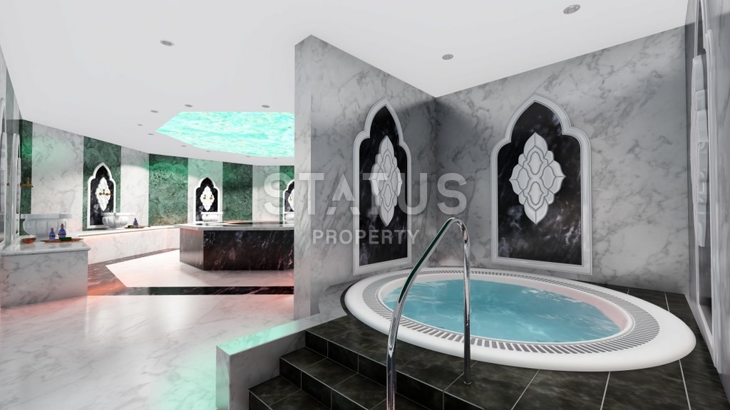 Новый инвестиционный проект повышенного комфорта с инфинити бассейном на крыше в районе Махмутлар 65-135 кв.м. фото 7