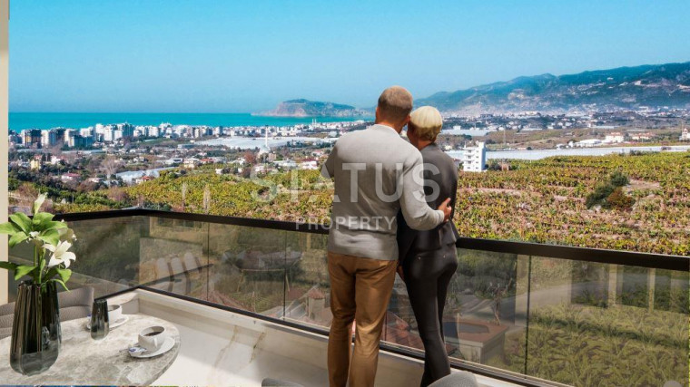 Новый проект на стадии строительства в Махмутларе,  55-110 кв.м. фото 1