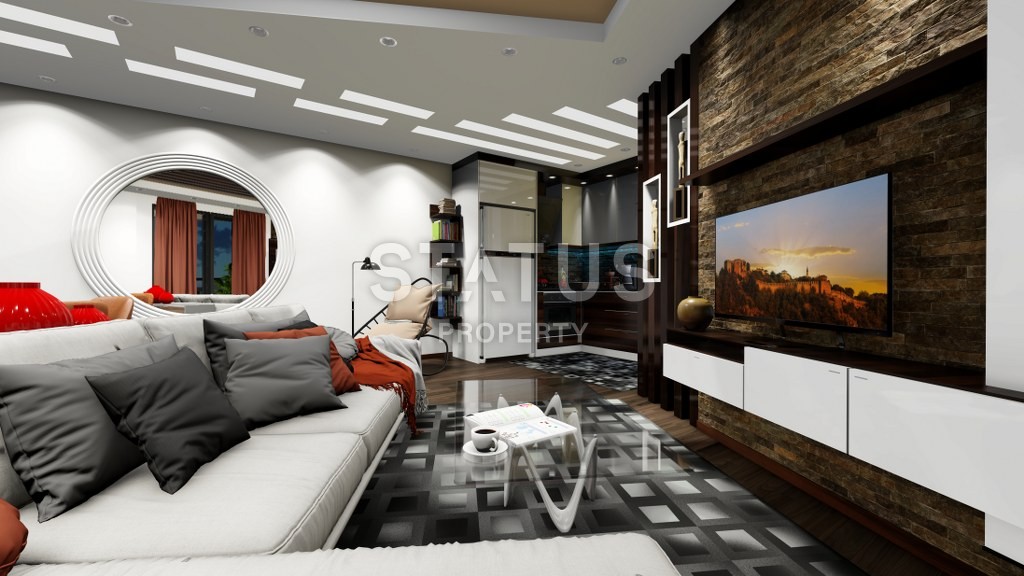 Новый инвестиционный проект повышенного комфорта с инфинити бассейном на крыше в районе Махмутлар 65-135 кв.м. фото 12