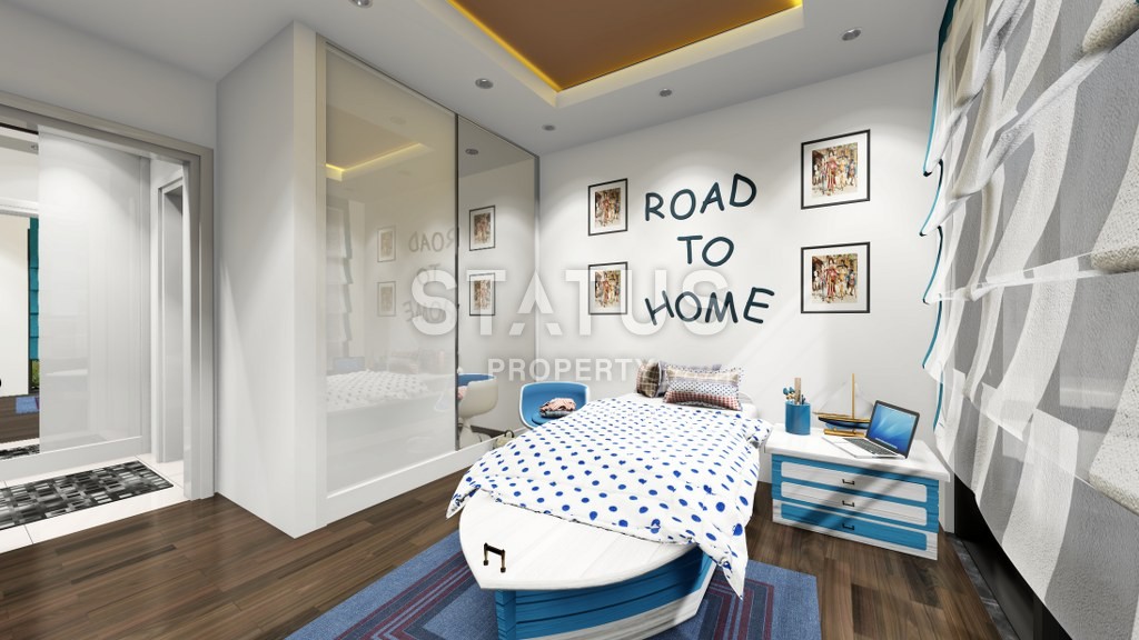 Новый инвестиционный проект повышенного комфорта с инфинити бассейном на крыше в районе Махмутлар 65-135 кв.м. фото 14