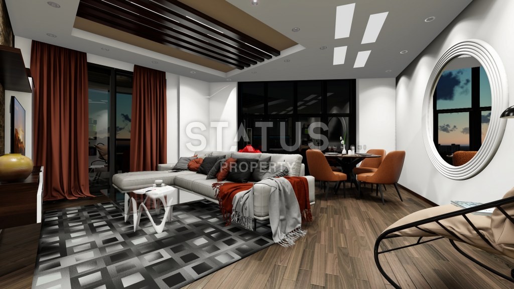 Новый инвестиционный проект повышенного комфорта с инфинити бассейном на крыше в районе Махмутлар 65-135 кв.м. фото 15