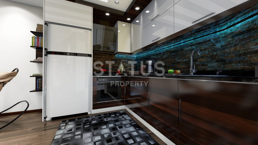 Новый инвестиционный проект повышенного комфорта с инфинити бассейном на крыше в районе Махмутлар 65-135 кв.м. фото 17