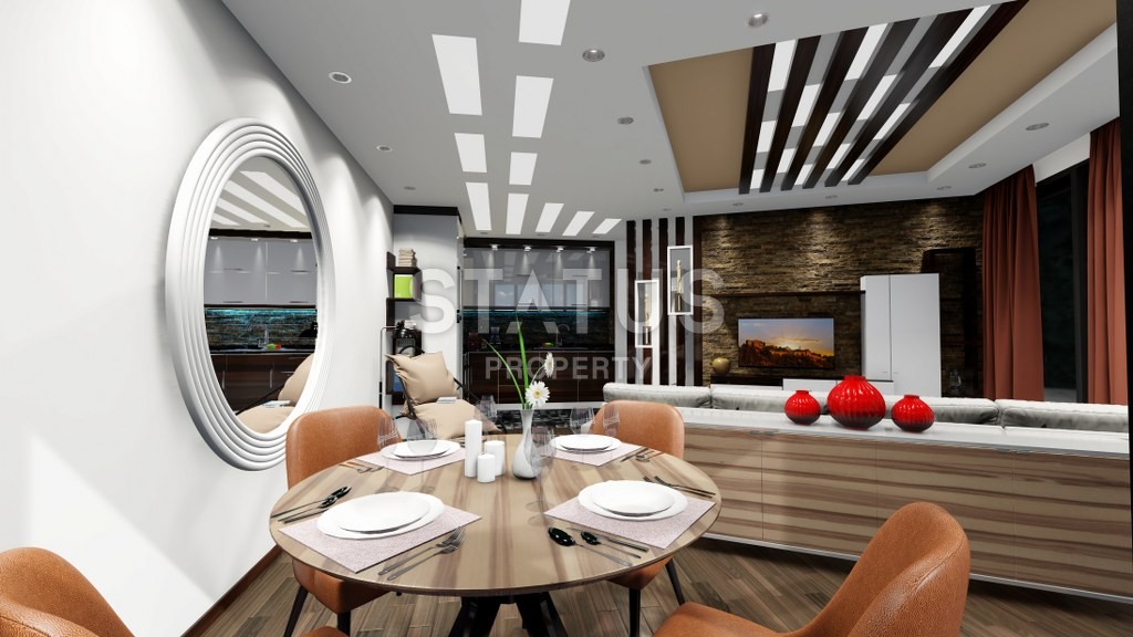 Новый инвестиционный проект повышенного комфорта с инфинити бассейном на крыше в районе Махмутлар 65-135 кв.м. фото 20