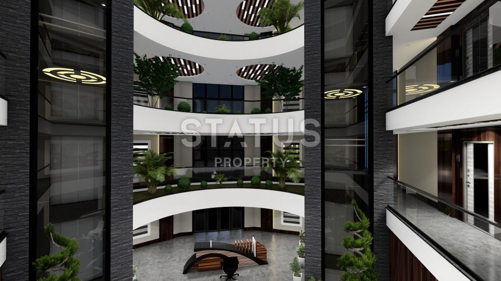 Новый инвестиционный проект повышенного комфорта с инфинити бассейном на крыше в районе Махмутлар 65-135 кв.м. фото 24