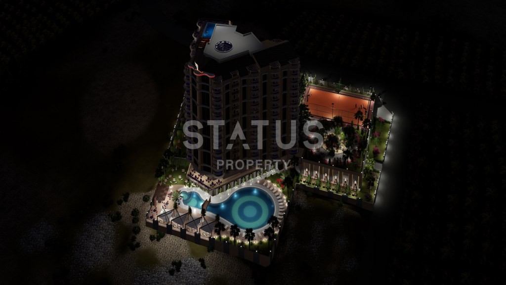 Новый инвестиционный проект повышенного комфорта с инфинити бассейном на крыше в районе Махмутлар 65-135 кв.м. фото 26