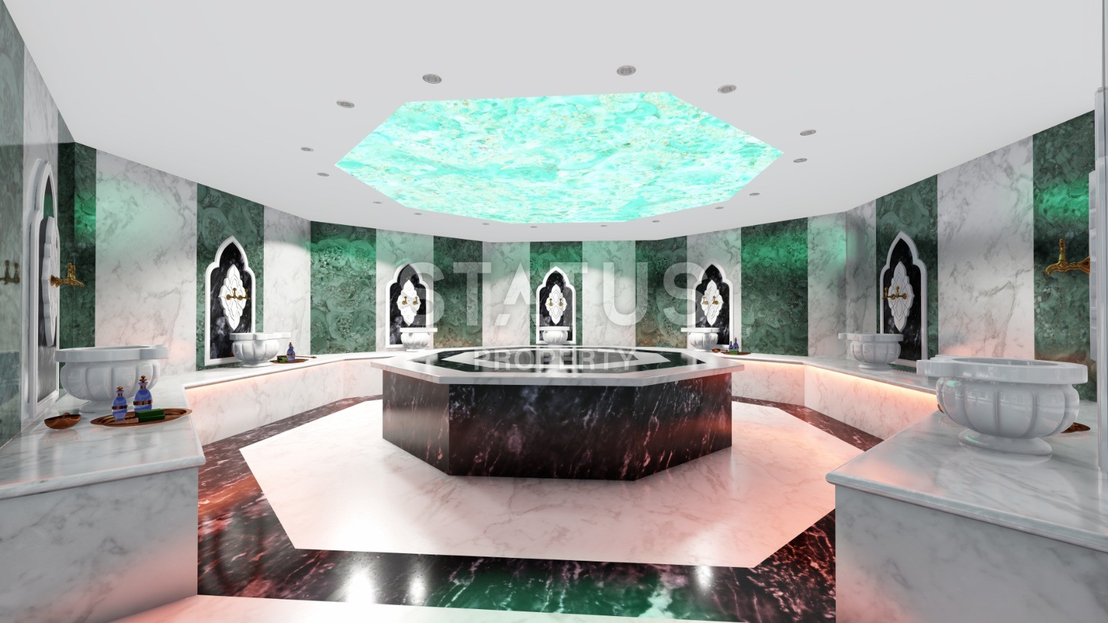 Новый инвестиционный проект повышенного комфорта с инфинити бассейном на крыше в районе Махмутлар 65-135 кв.м. фото 28