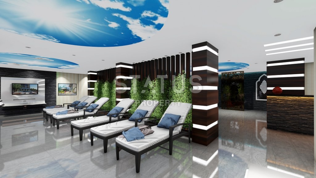 Новый инвестиционный проект повышенного комфорта с инфинити бассейном на крыше в районе Махмутлар 65-135 кв.м. фото 29