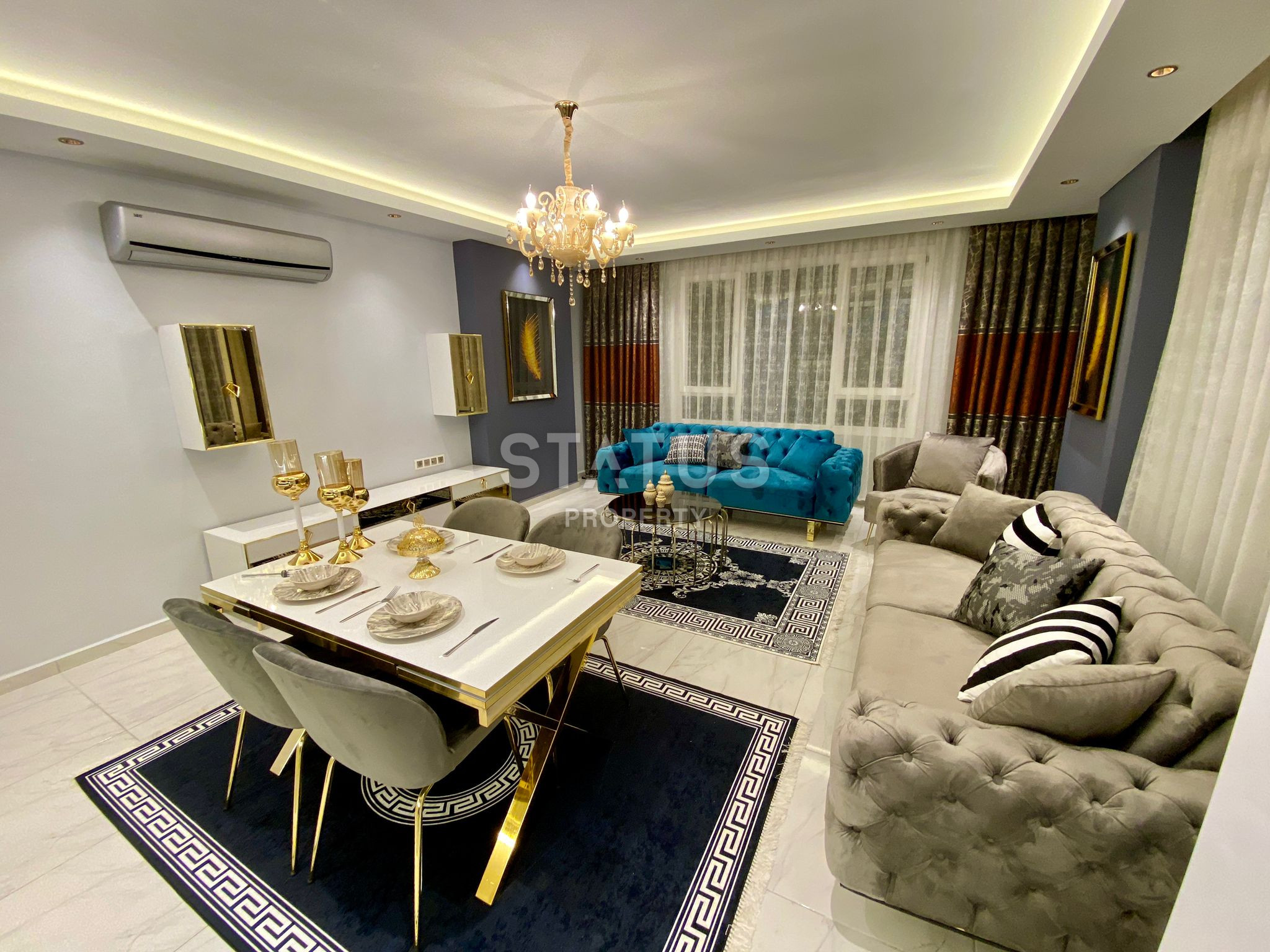Квартира 2+1 с современным дизайном в Махмутларе, 117 кв.м. фото 1