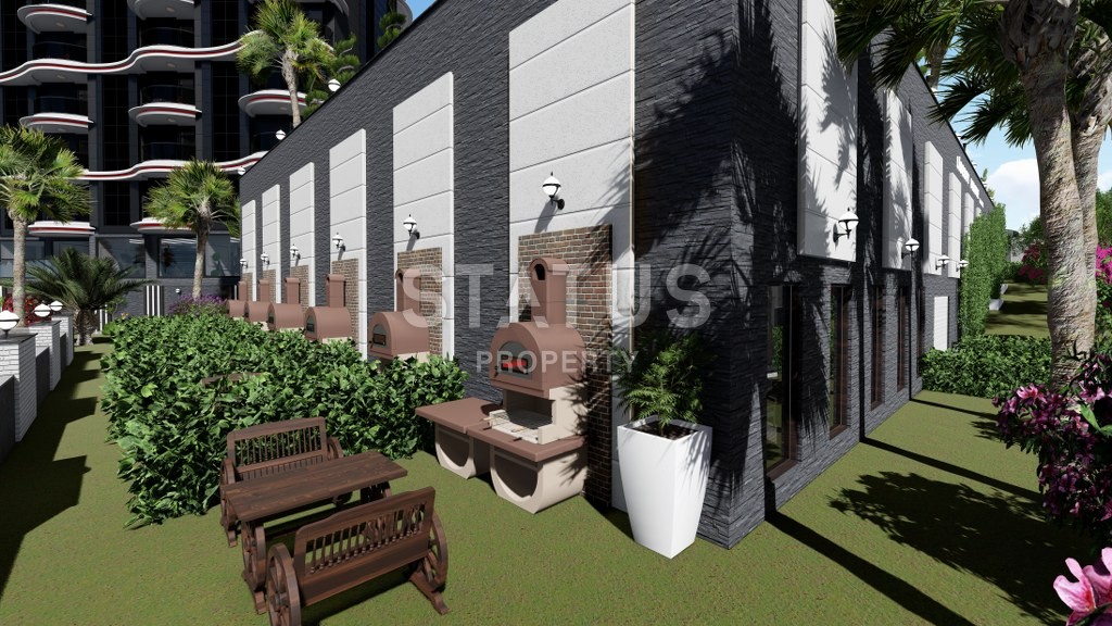 Новый инвестиционный проект повышенного комфорта с инфинити бассейном на крыше в районе Махмутлар 65-135 кв.м. фото 31