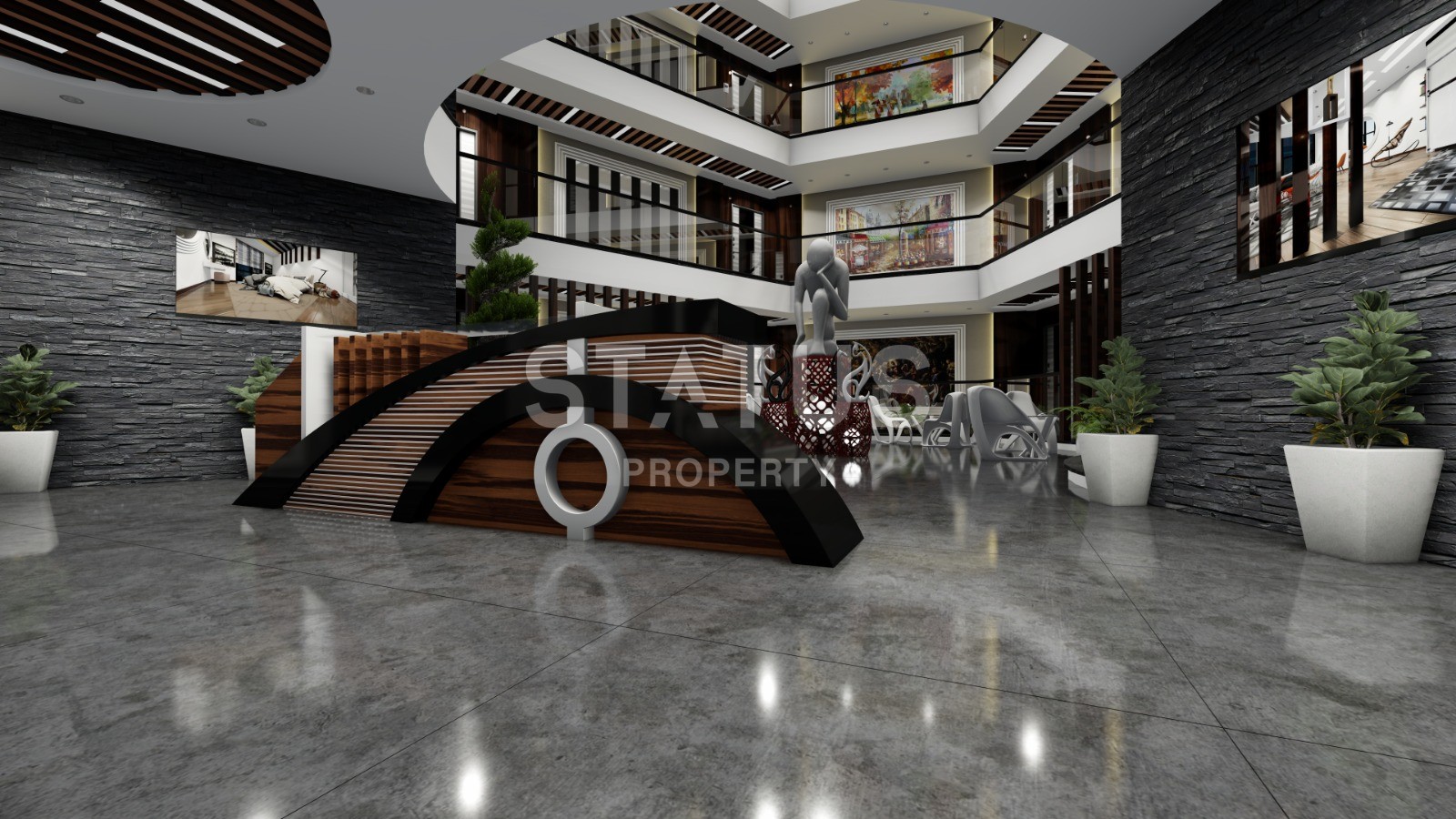 Новый инвестиционный проект повышенного комфорта с инфинити бассейном на крыше в районе Махмутлар 65-135 кв.м. фото 38