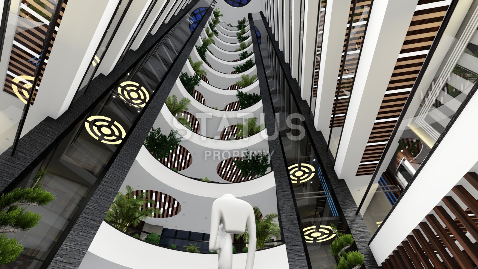 Новый инвестиционный проект повышенного комфорта с инфинити бассейном на крыше в районе Махмутлар 65-135 кв.м. фото 40