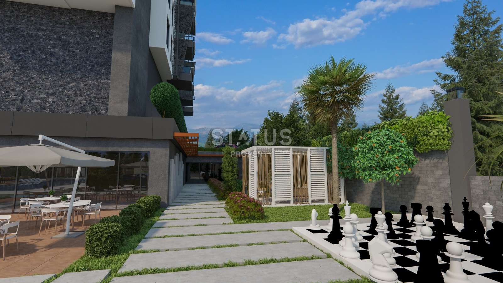 New complex under construction in the center of Mahmutlar district, 50-160 sq.m. фото 3