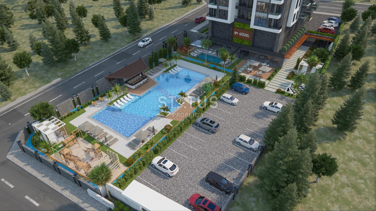New complex under construction in the center of Mahmutlar district, 50-160 sq.m. фото 8