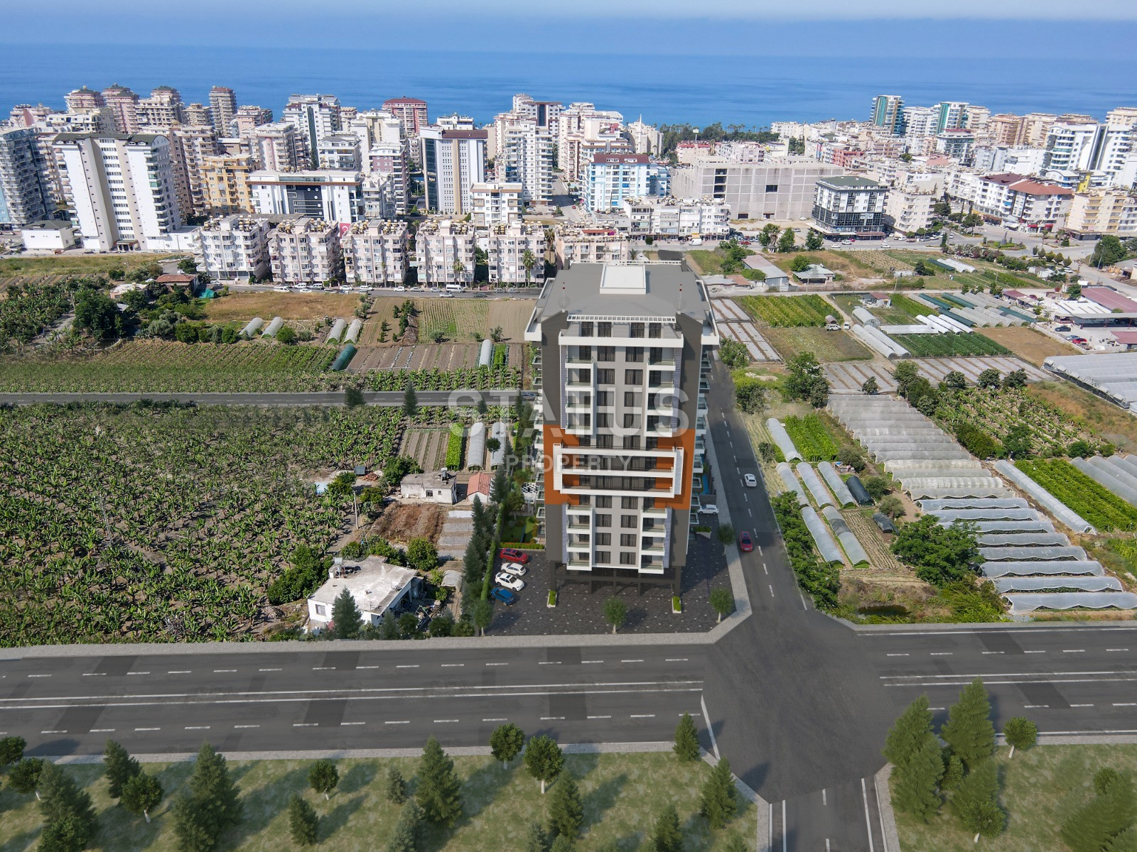 New complex under construction in the center of Mahmutlar district, 50-160 sq.m. фото 10