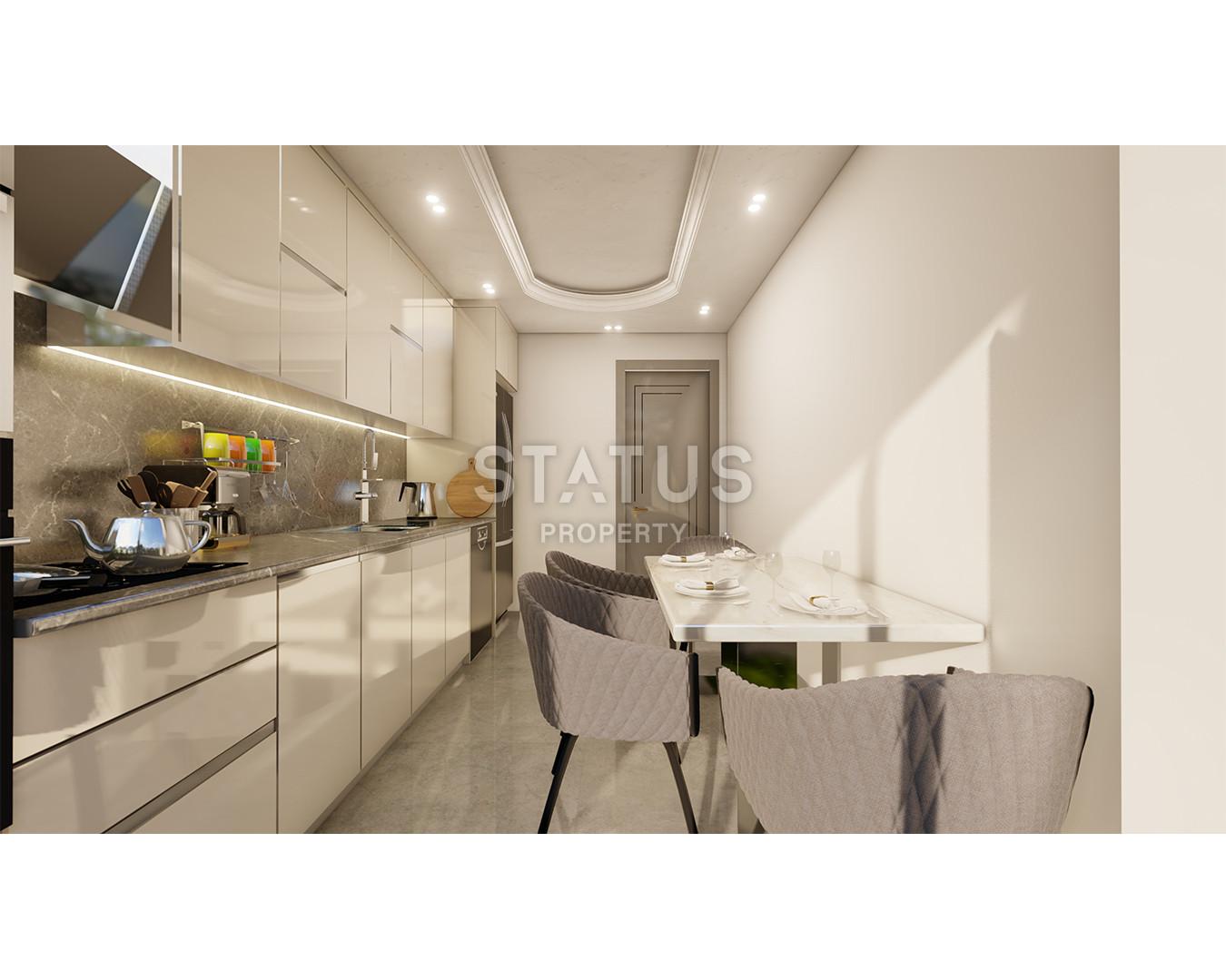 New complex under construction in the center of Mahmutlar district, 50-160 sq.m. фото 21