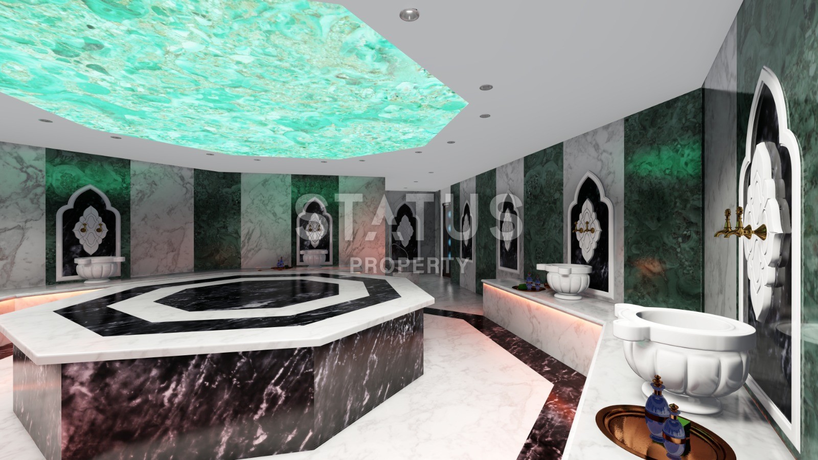 Новый инвестиционный проект повышенного комфорта с инфинити бассейном на крыше в районе Махмутлар 65-135 кв.м. фото 45