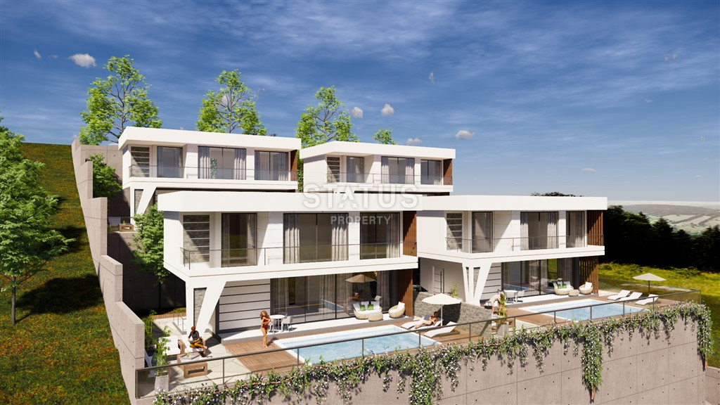 Последние 2 люкс виллы по СУПЕР ЦЕНЕ на этапе строительства в центре Алании, Бекташ, 157м.кв фото 3