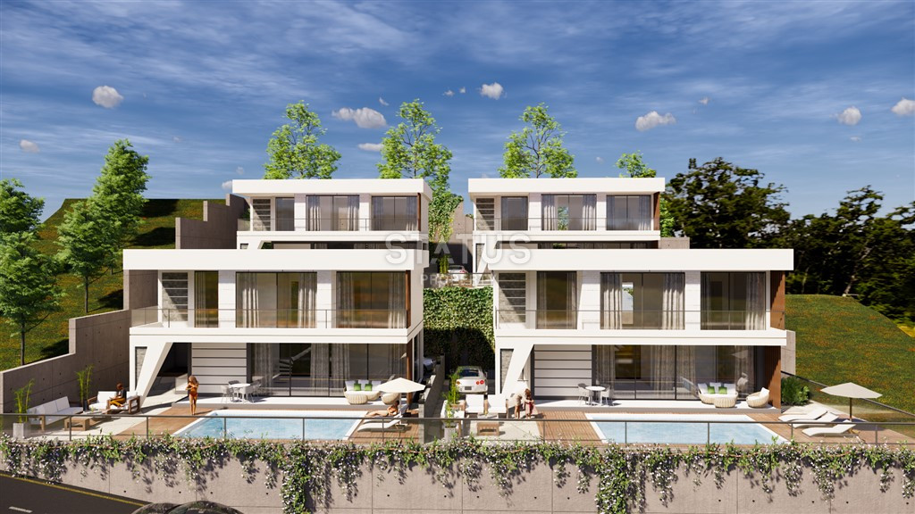 Последние 2 люкс виллы по СУПЕР ЦЕНЕ на этапе строительства в центре Алании, Бекташ, 157м.кв фото 4