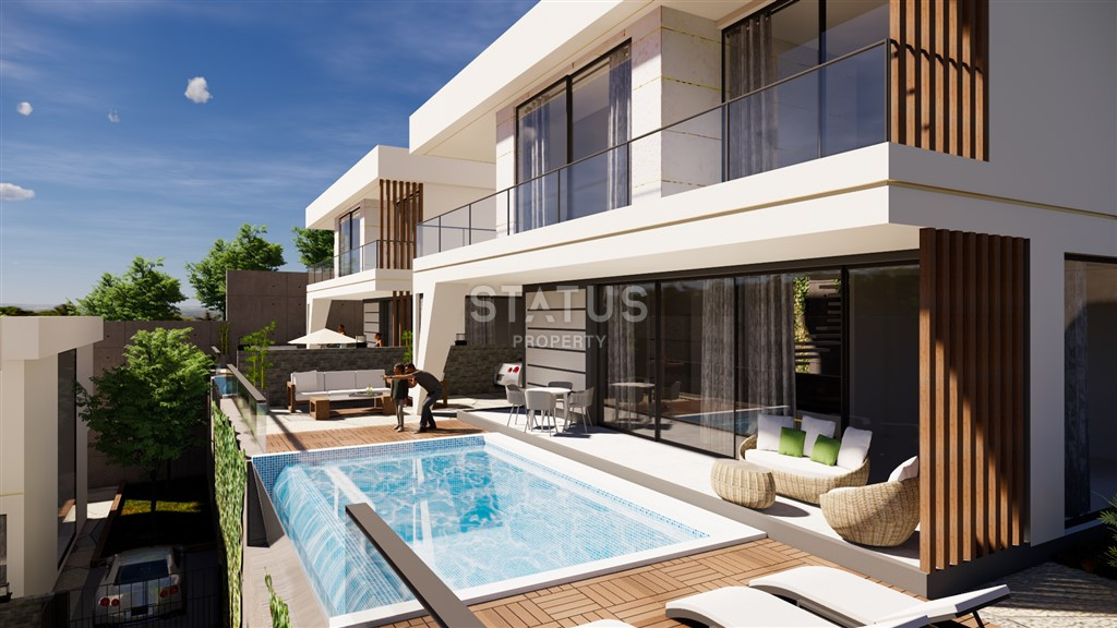 Последние 2 люкс виллы по СУПЕР ЦЕНЕ на этапе строительства в центре Алании, Бекташ, 157м.кв фото 10