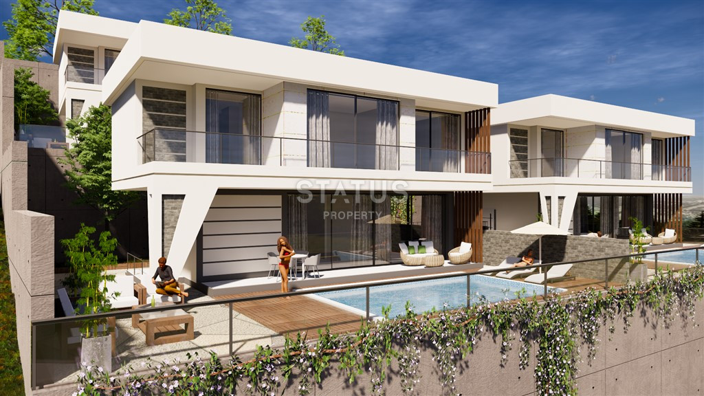 Последние 2 люкс виллы по СУПЕР ЦЕНЕ на этапе строительства в центре Алании, Бекташ, 157м.кв фото 12