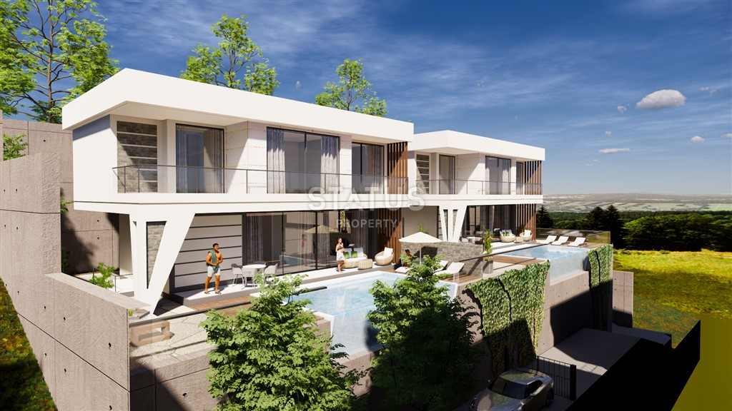 Последние 2 люкс виллы по СУПЕР ЦЕНЕ на этапе строительства в центре Алании, Бекташ, 157м.кв фото 13