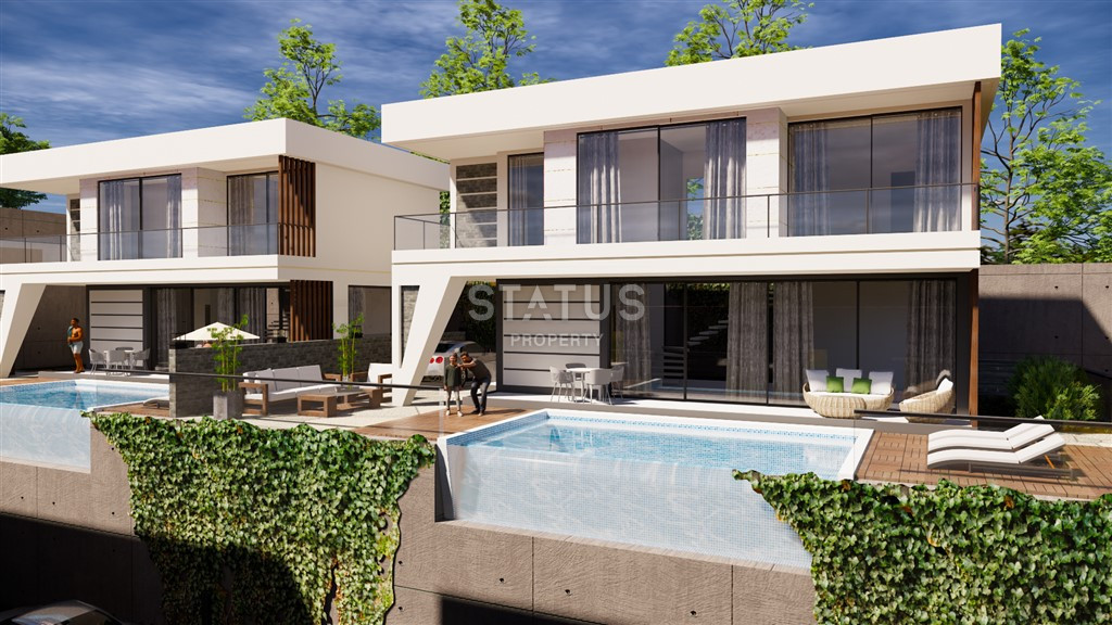 Последние 2 люкс виллы по СУПЕР ЦЕНЕ на этапе строительства в центре Алании, Бекташ, 157м.кв фото 14