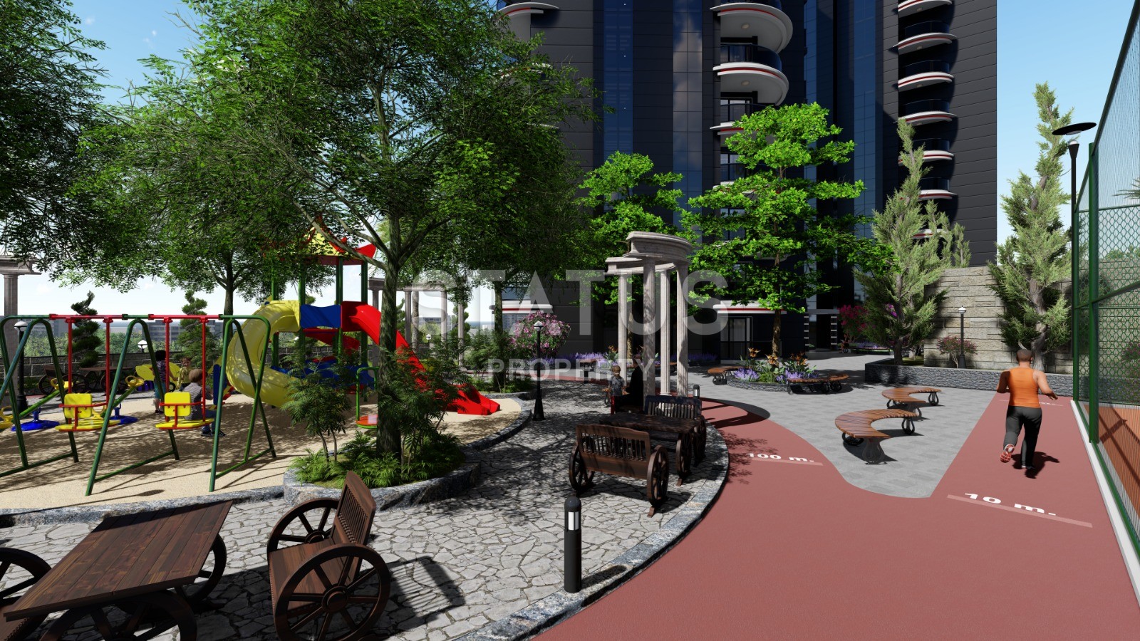 Новый инвестиционный проект повышенного комфорта с инфинити бассейном на крыше в районе Махмутлар 65-135 кв.м. фото 51