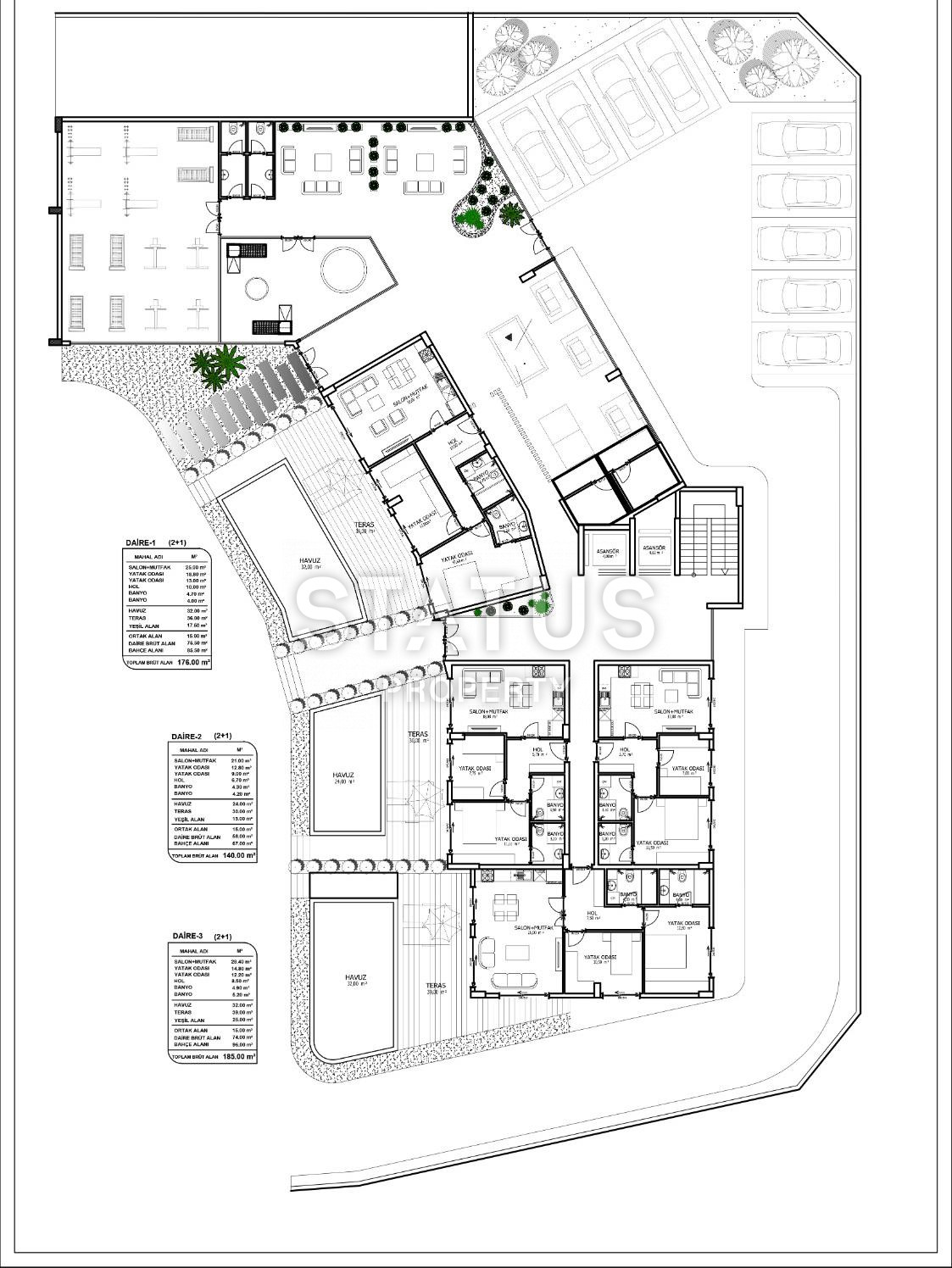 An exclusive project at the excavation stage in the Oba area, 52.5-160 sq.m. фото 19