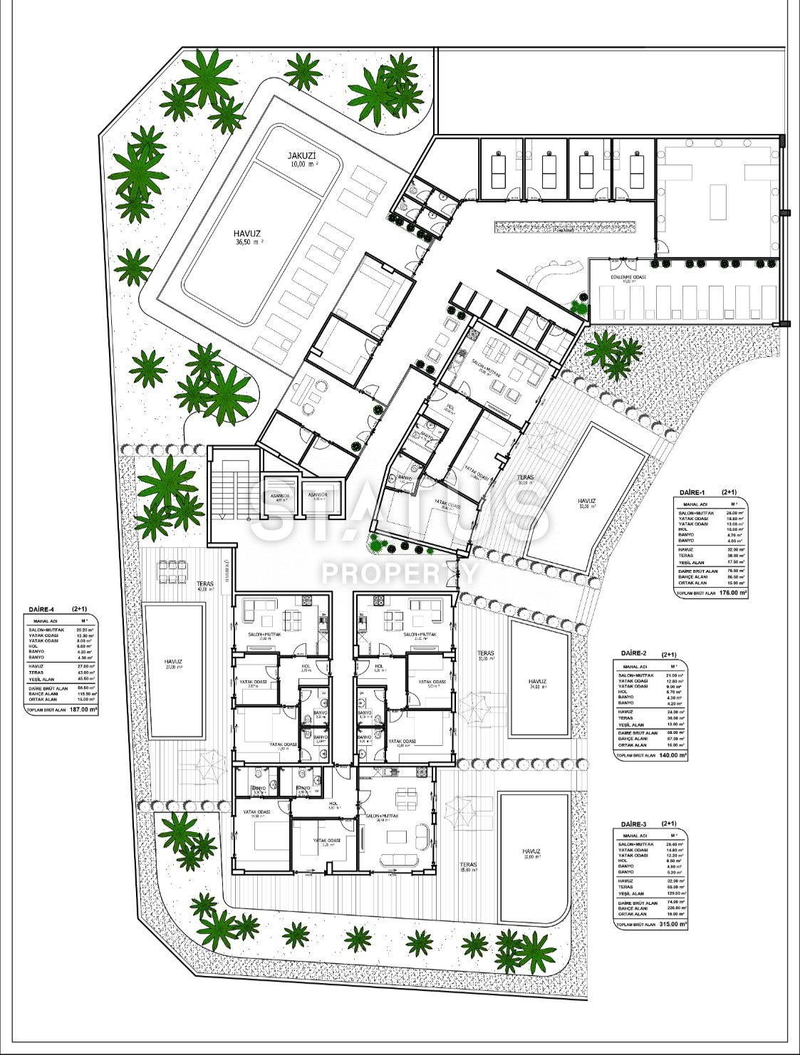 An exclusive project at the excavation stage in the Oba area, 52.5-160 sq.m. фото 20