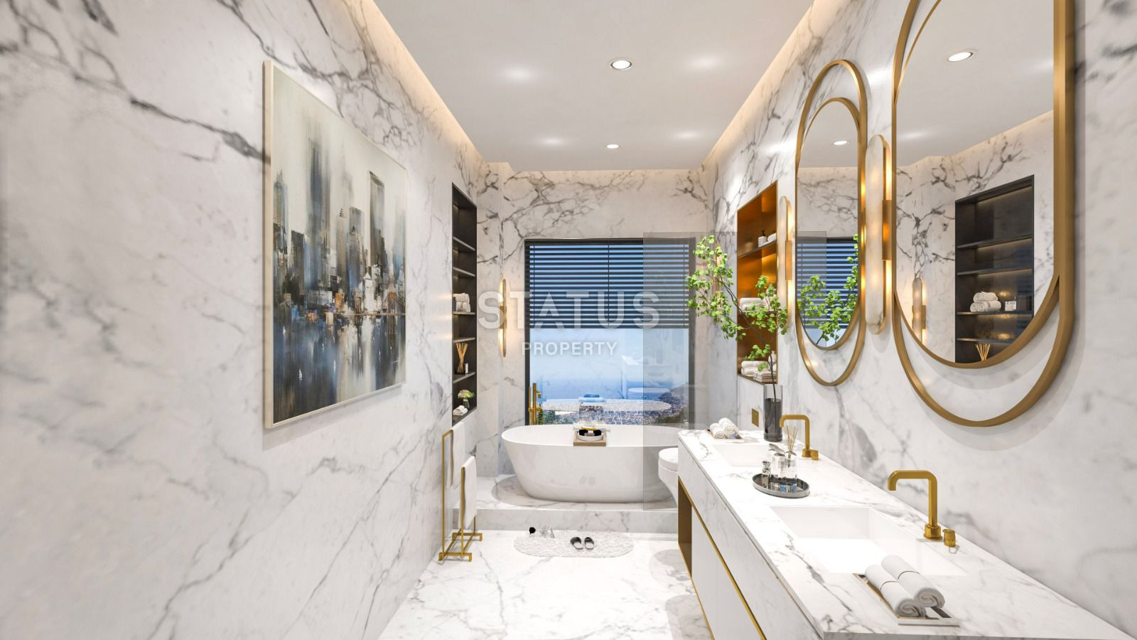 Villas 4+2 class Premium with sea view, 450 m2. фото 19