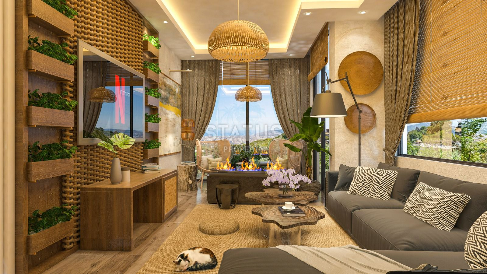 Villas 4+2 class Premium with sea view, 450 m2. фото 27