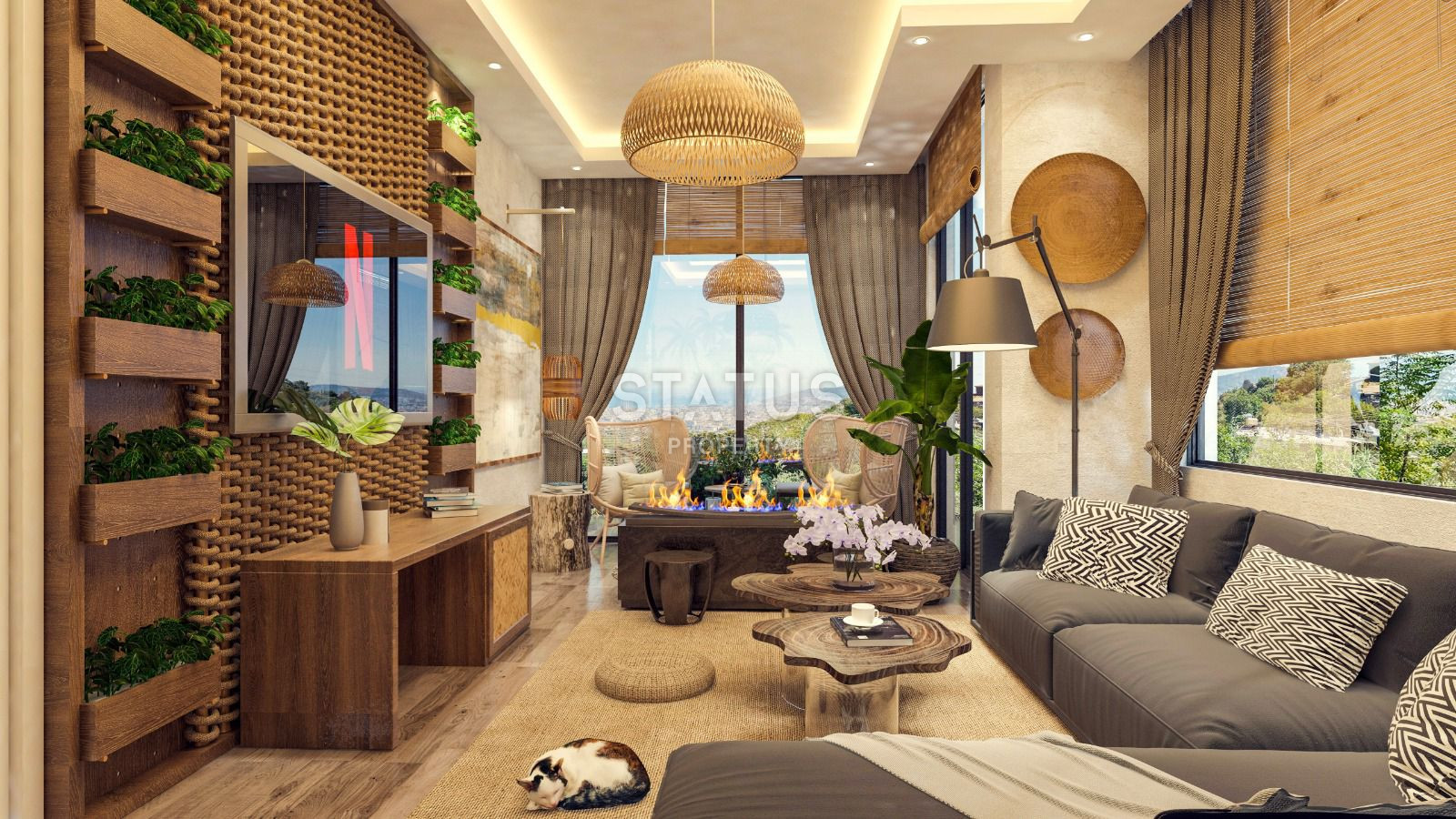 Villas 4+2 class Premium with sea view, 450 m2. фото 29