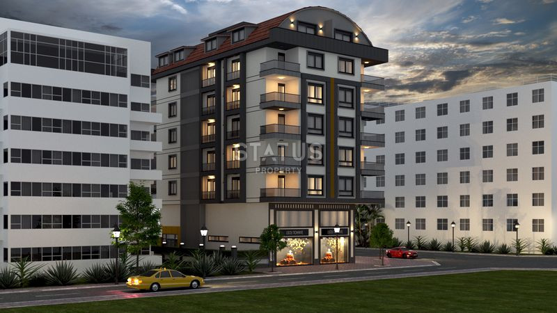 Новый комплекс на стадии строительства в 200 м. от моря в Махмутларе, 60-155 кв.м. фото 3