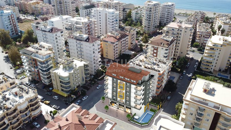 Новый комплекс на стадии строительства в 200 м. от моря в Махмутларе, 60-155 кв.м. фото 6