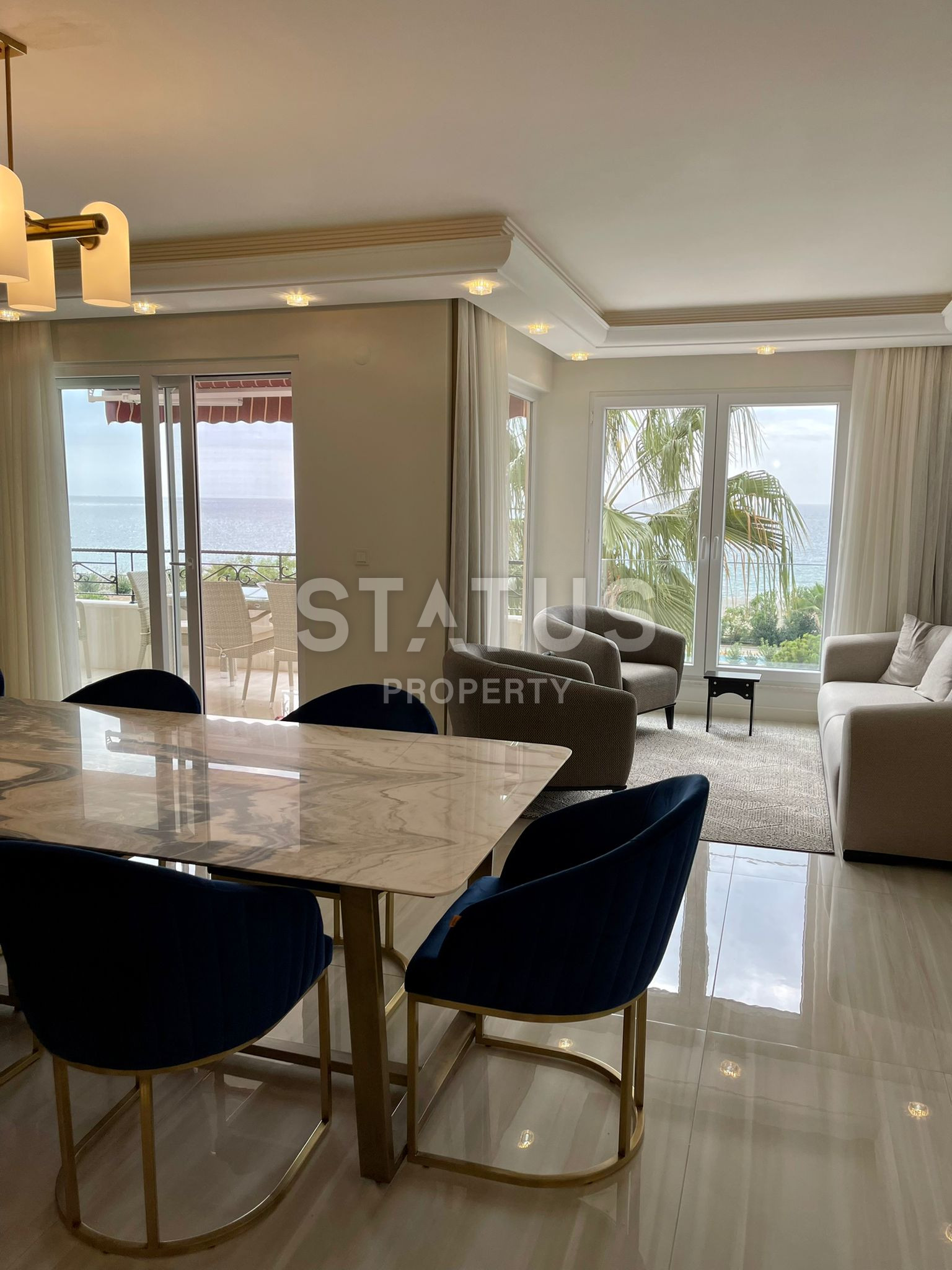 Apartment 5+2 with direct sea view, 300 m2 in Mahmutlar. фото 11