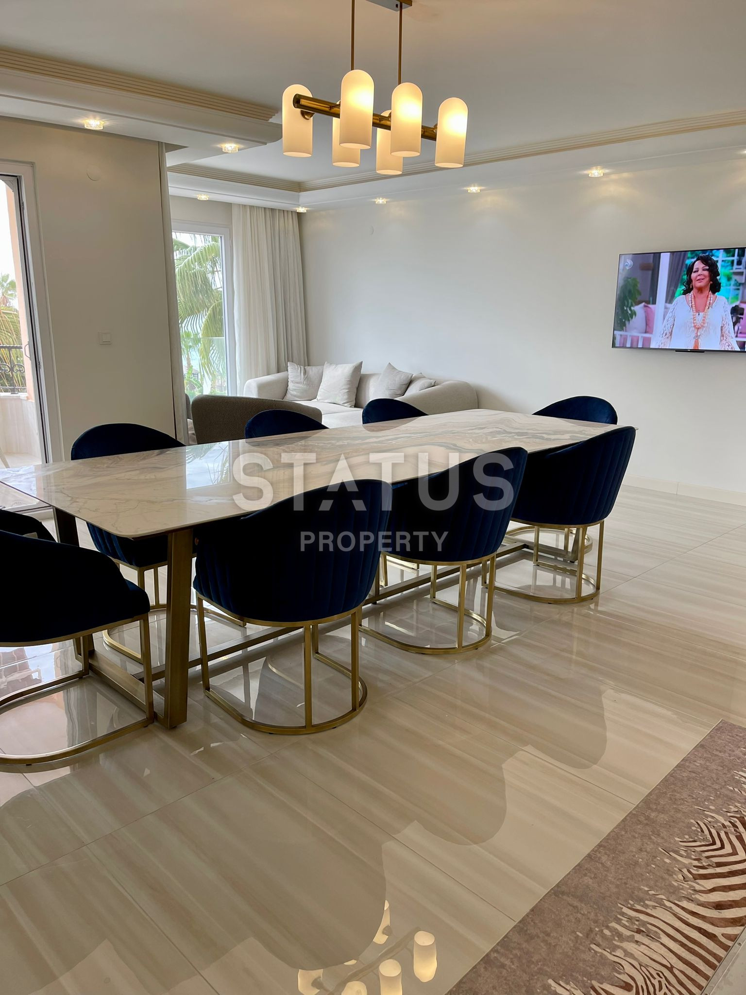 Apartment 5+2 with direct sea view, 300 m2 in Mahmutlar. фото 12