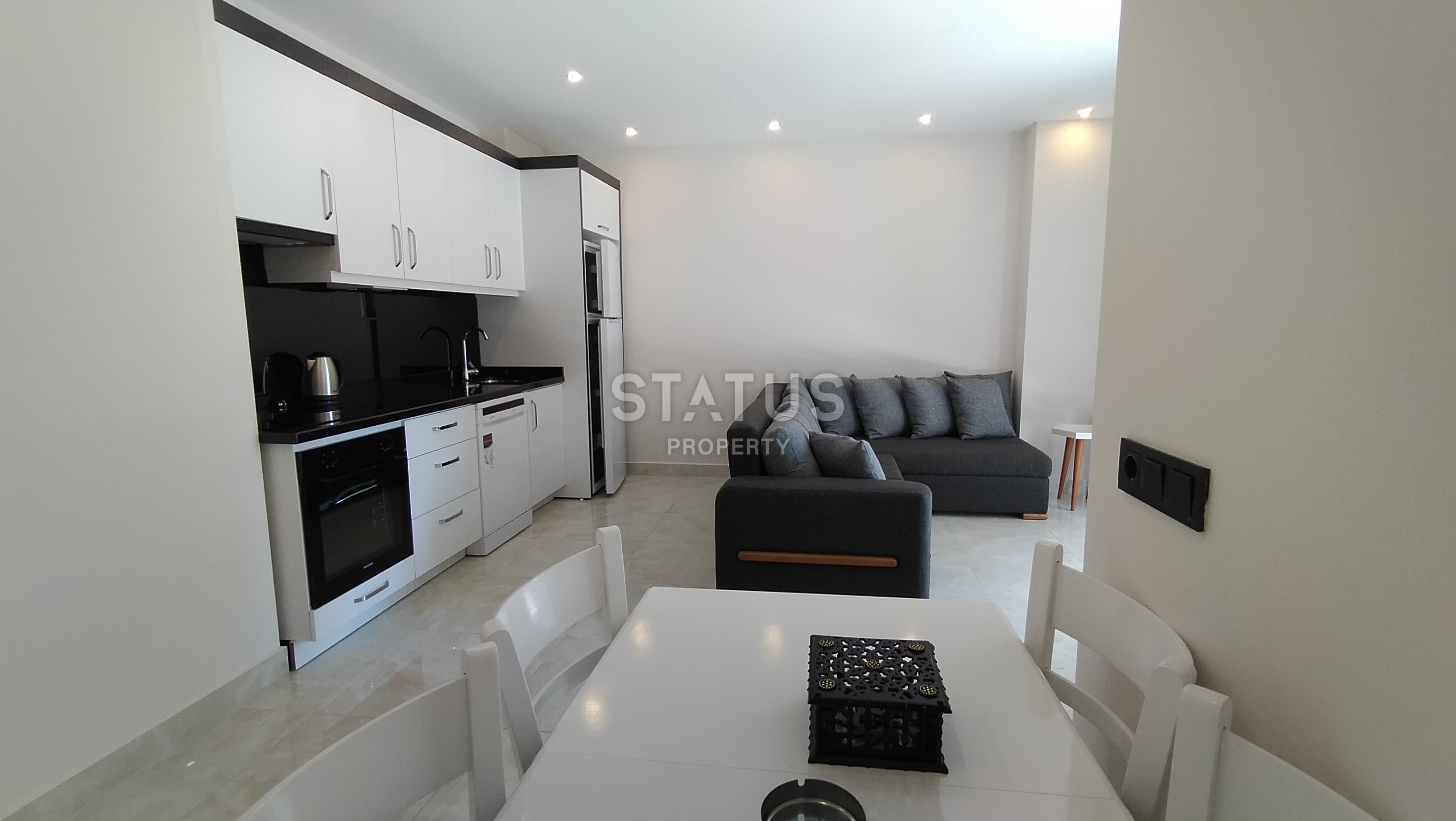 Апартаменты 2+1 в новом жилом комплексе класса люкс, в центре Алании, 650 метров от пляжа Клеопарты, 85 кв.м. фото 3