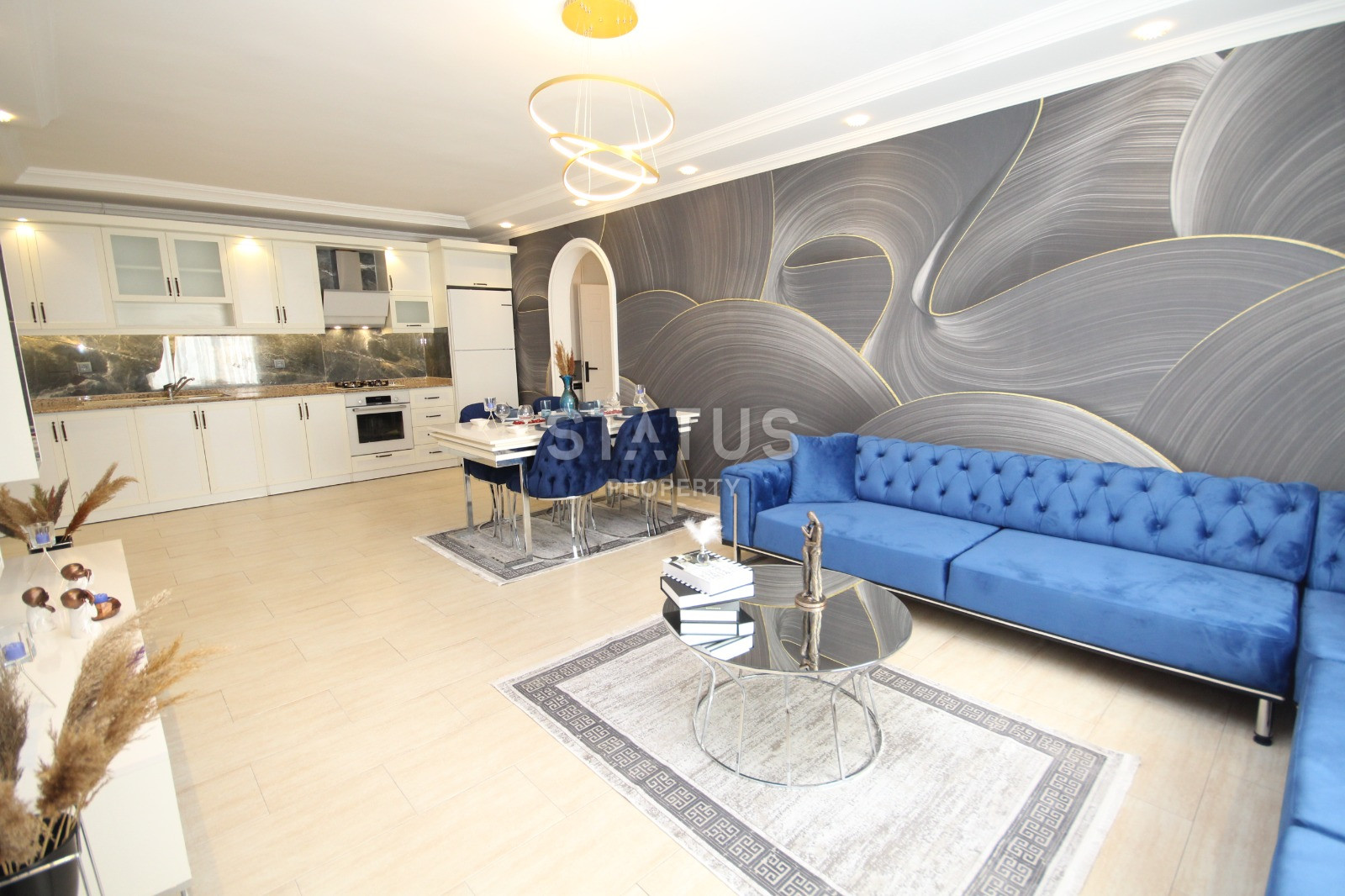 Апартаменты 2+1, в районе Тосмур, 250 метров от моря, 130 кв.м. фото 31