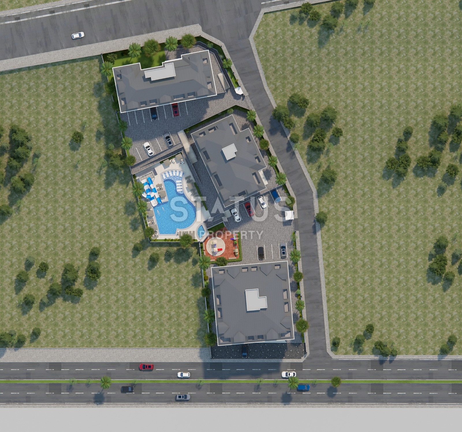 Новый проект на стадии строительства в самом центре Алании, 2+1, 3+1  Дуплексы. фото 12