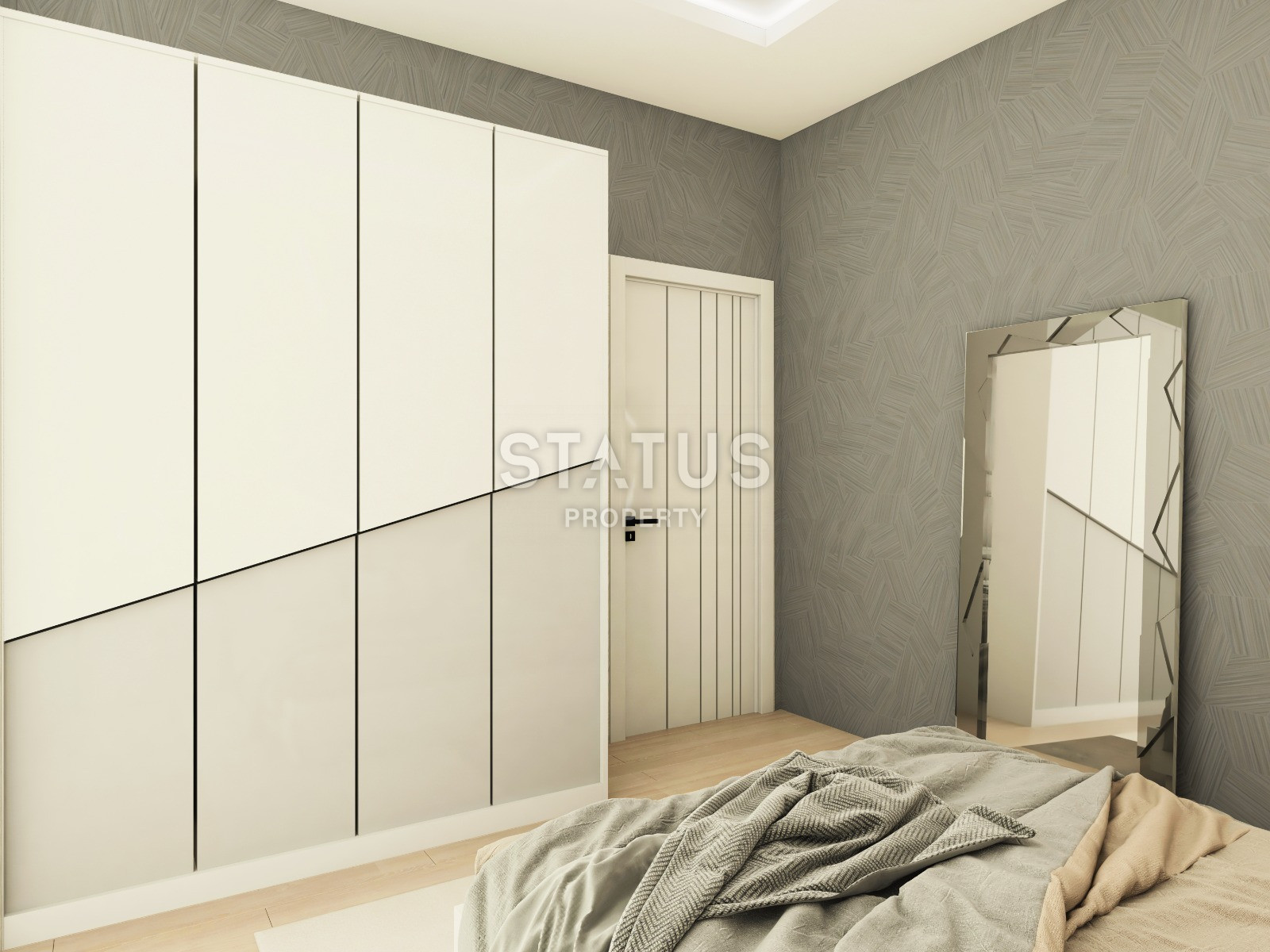 Новый проект на стадии строительства в самом центре Алании, 2+1, 3+1  Дуплексы. фото 14