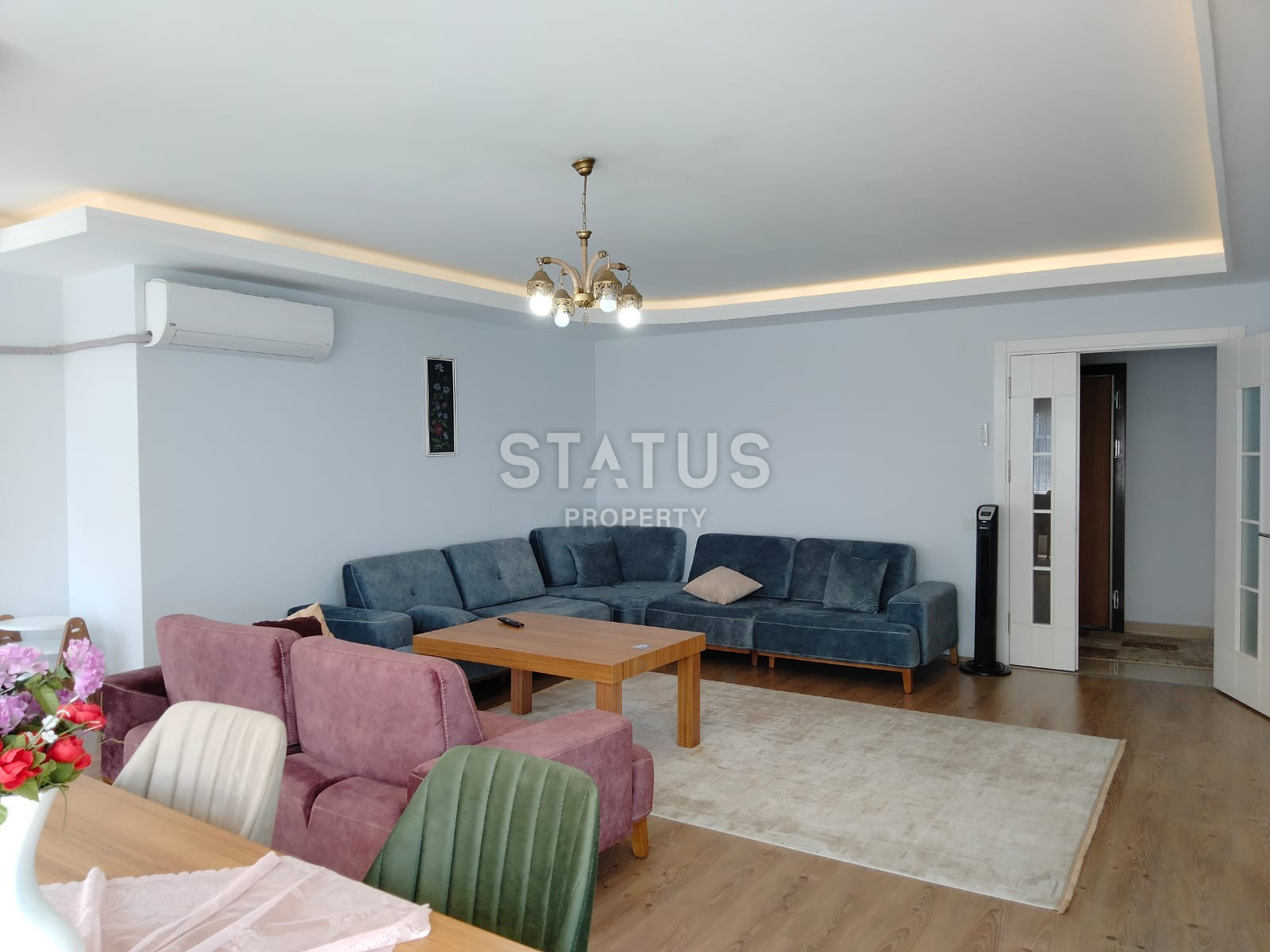 View duplex 4+1 on the sea, mountains and Kale in the Cikcilli area, 300 sq.m. фото 31